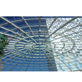 Estrutura de aço pré -fabricada Átrio de vidro Telhado Telhado de cúpula de vidro Doma
